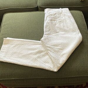 Ann Taylor size 4 eyelet white pants